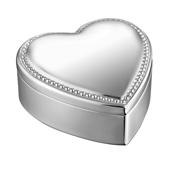 Heart Shape Box Silver