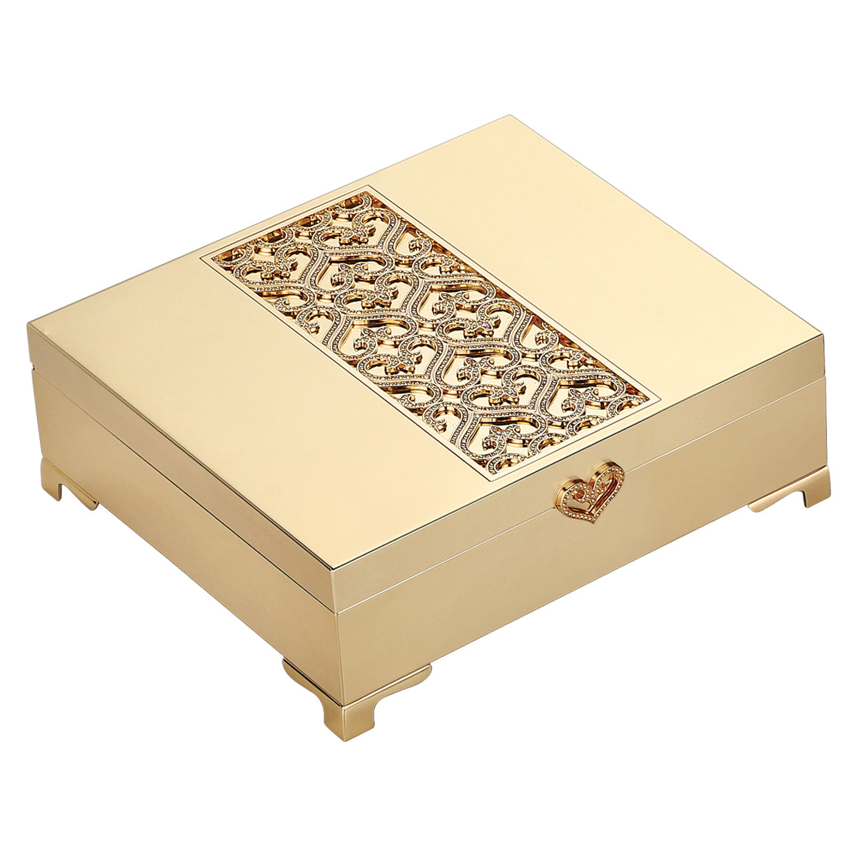 Royal Box+2 Peacock Flutes Gold