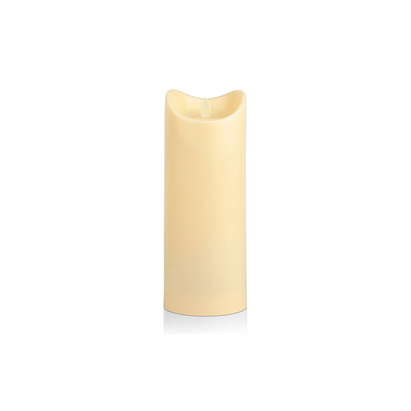 Flickering Candle large- White