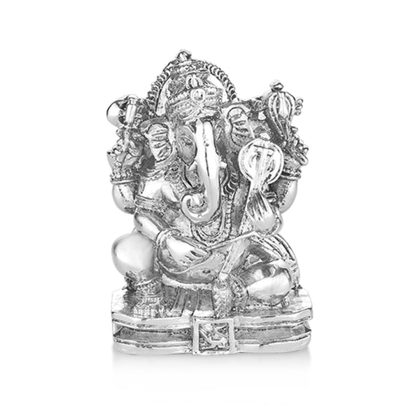 Ganesha (h-8 cm) D-3- Silver