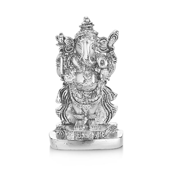 Ganesha (h-8 cm) D-4- Silver