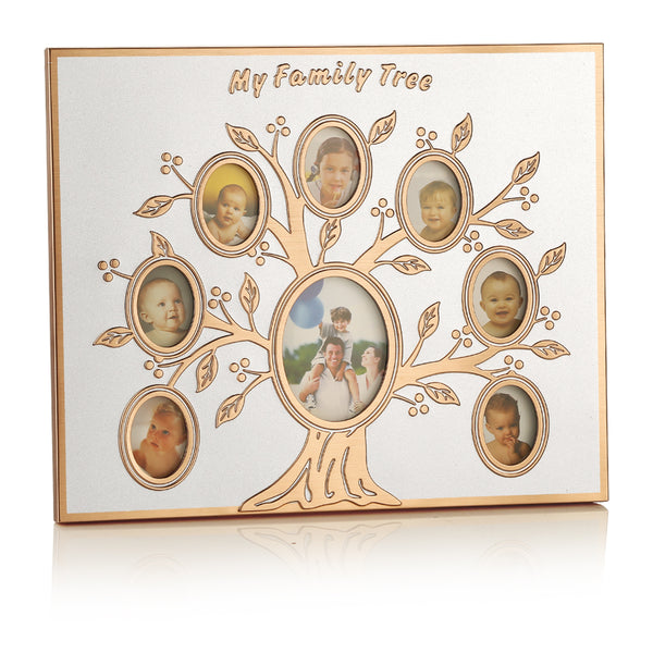 Family Tree Photoframe Rose Gold