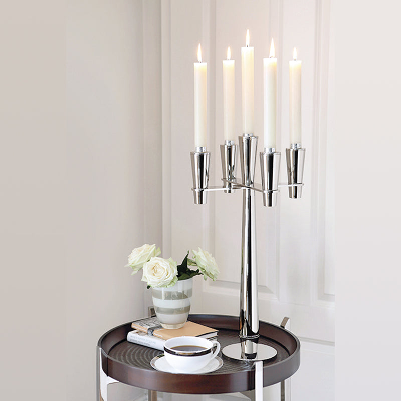 Set Of 5 Flames Candle Stand