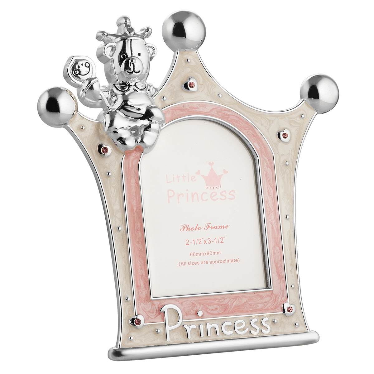Baby Bear Crown Frame Pink