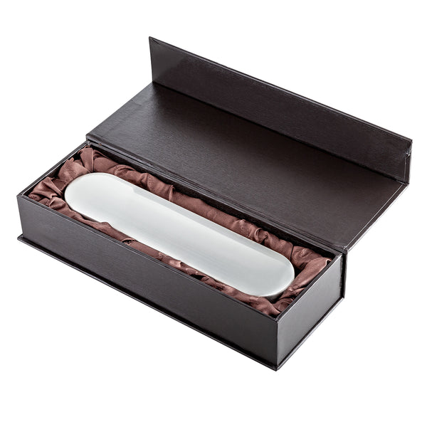 Long Plain Rounded Box- Silver