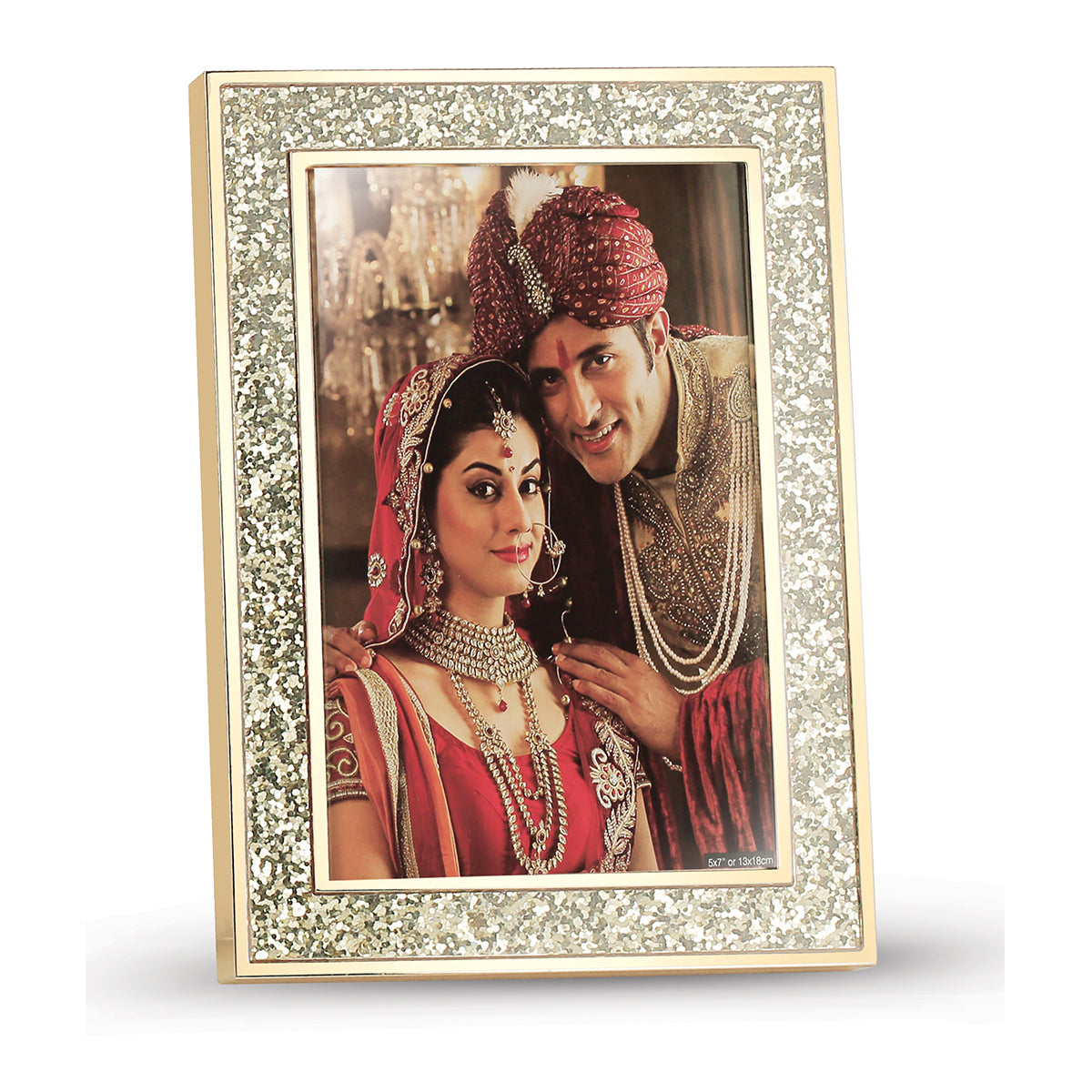 Sparkling  Photoframe Medium(5*7)- Gold