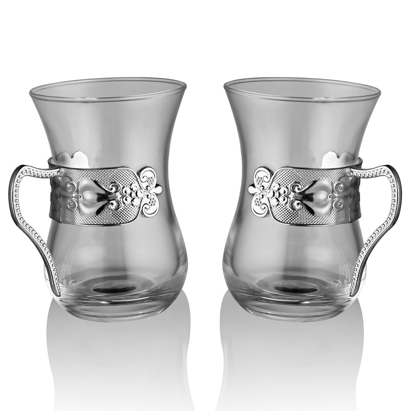 Set of 2 Cups Silver
