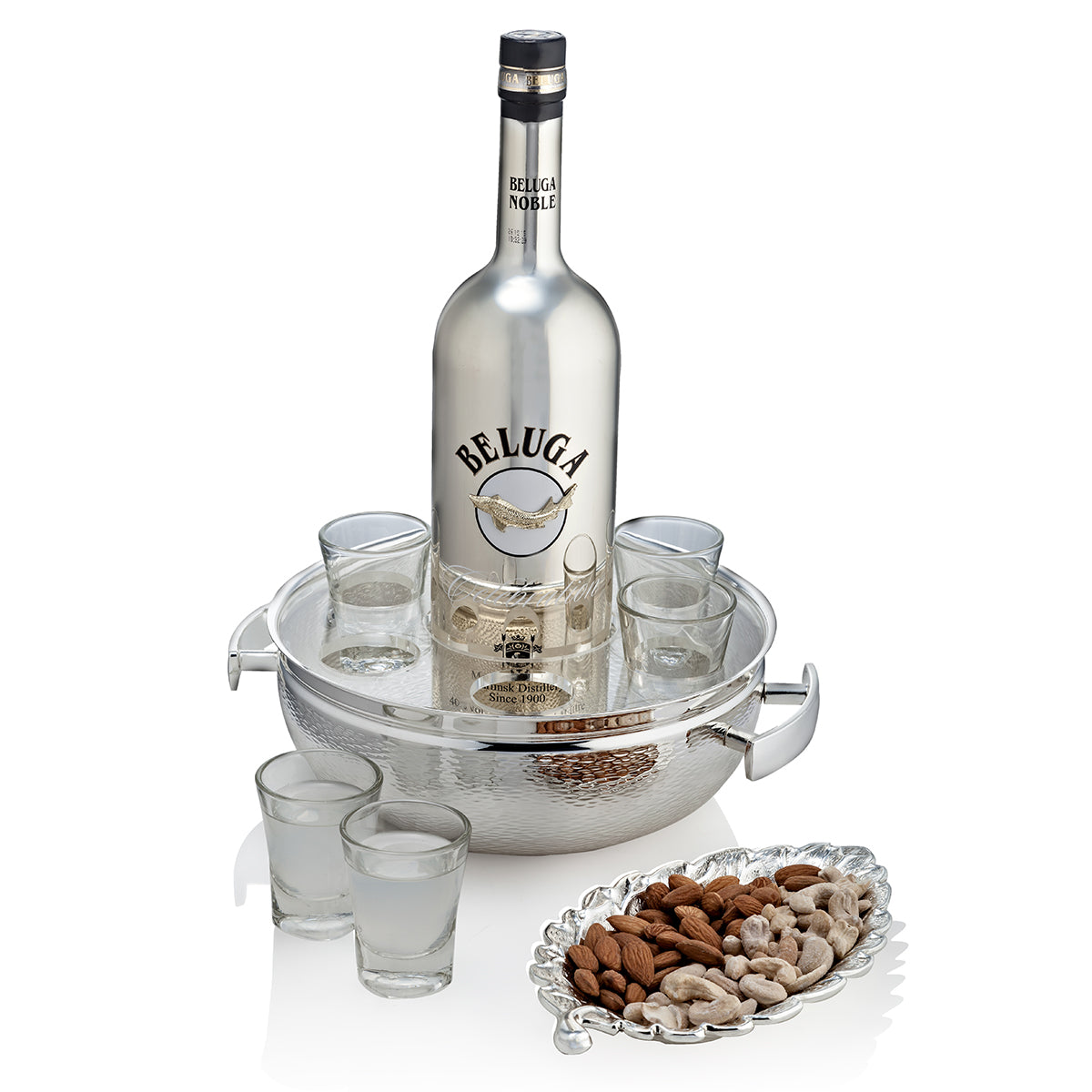 Luxury Set with 6 pcs of Tumblers- Silver