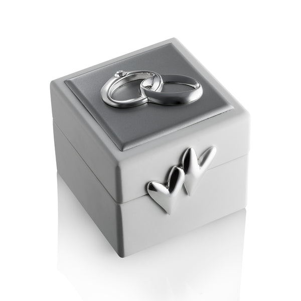 Wedding Ring Box- Silver