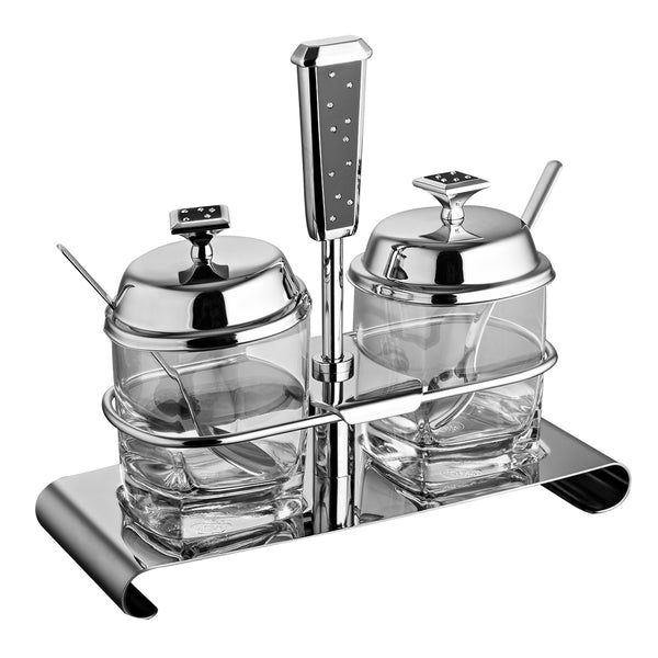 Luxury 2 Dish serving Set with Spoons