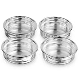 Silver Round Tray New with 4 Bowl