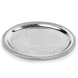 Silver Round Tray New with 4 Bowl