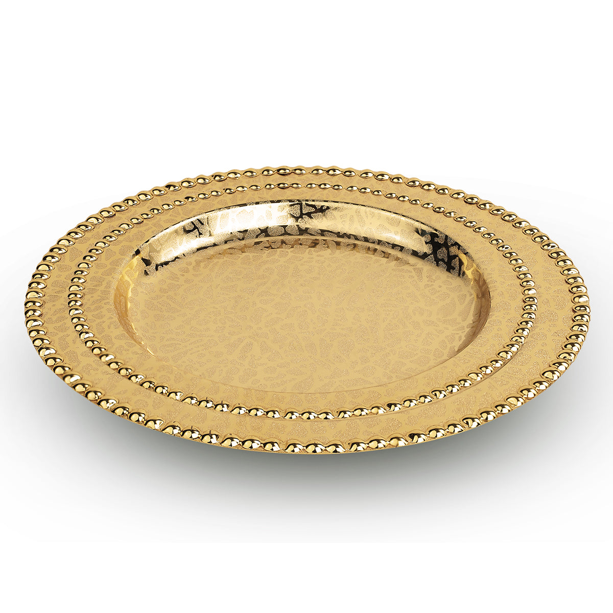 Round Golden Tray (M)