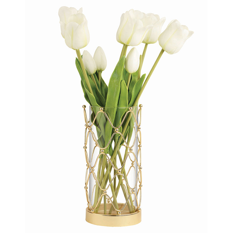 Flower Vase medium- Gold
