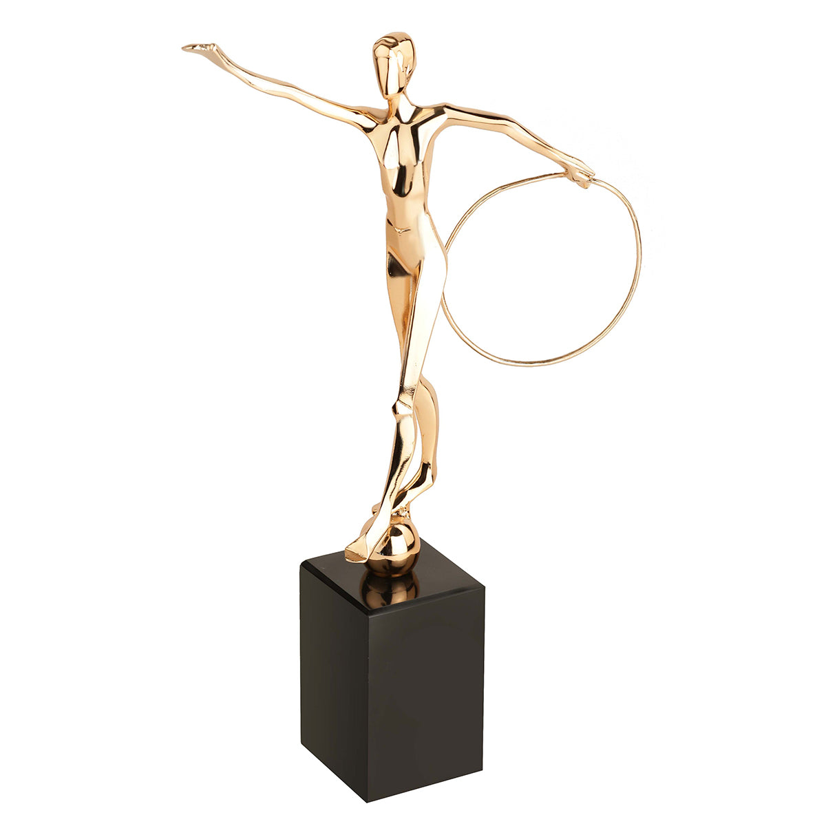 Figurine (Rhythmic Gymnastics Hoops) - Gold