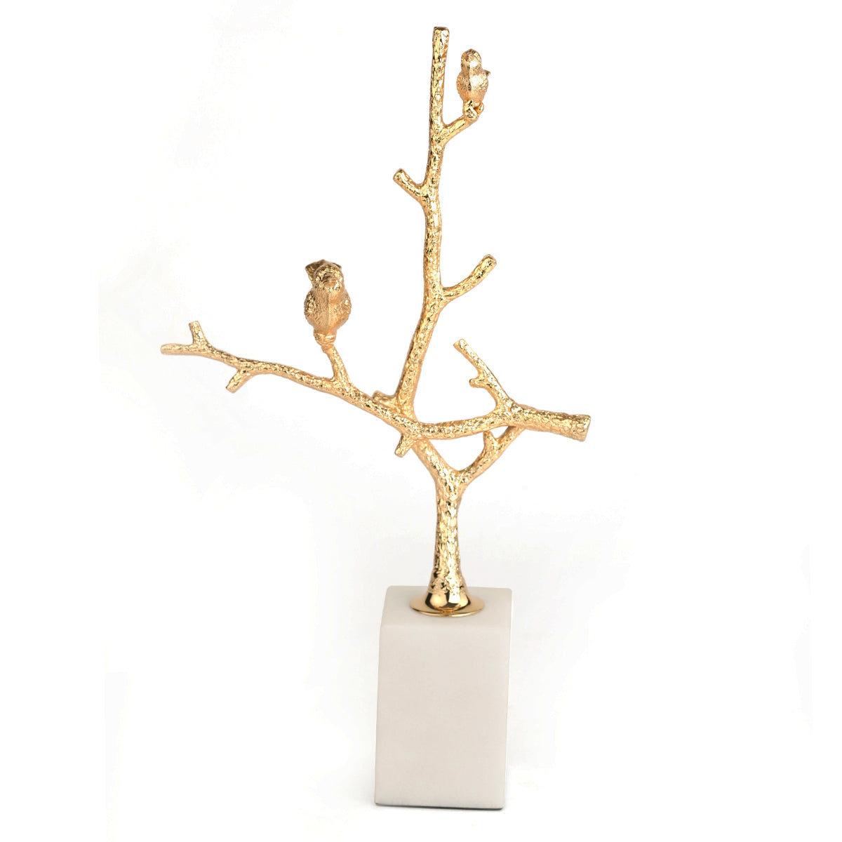 Decoration Pc with white Marble- Gold