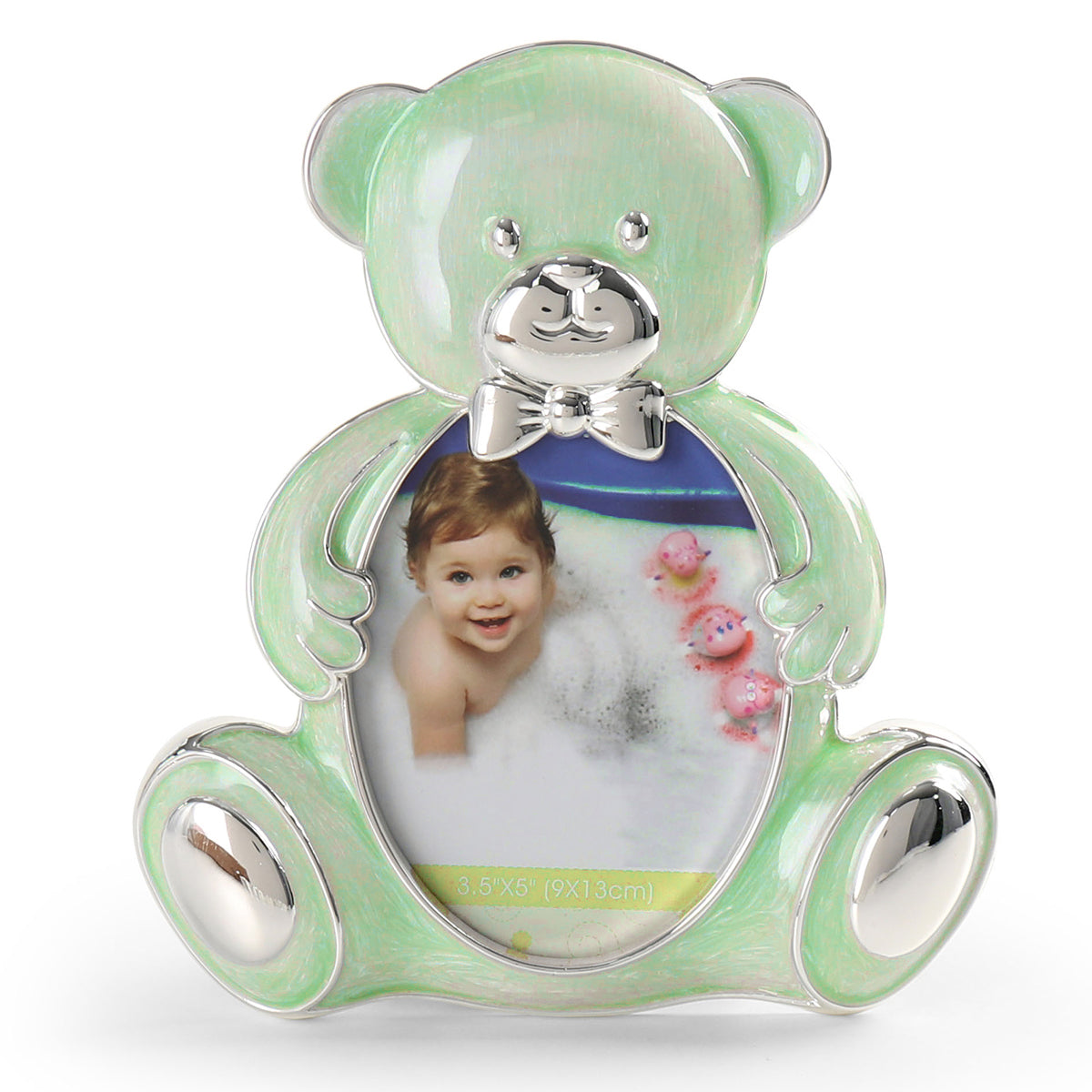 Teddy Bear Photo Frame (Green)