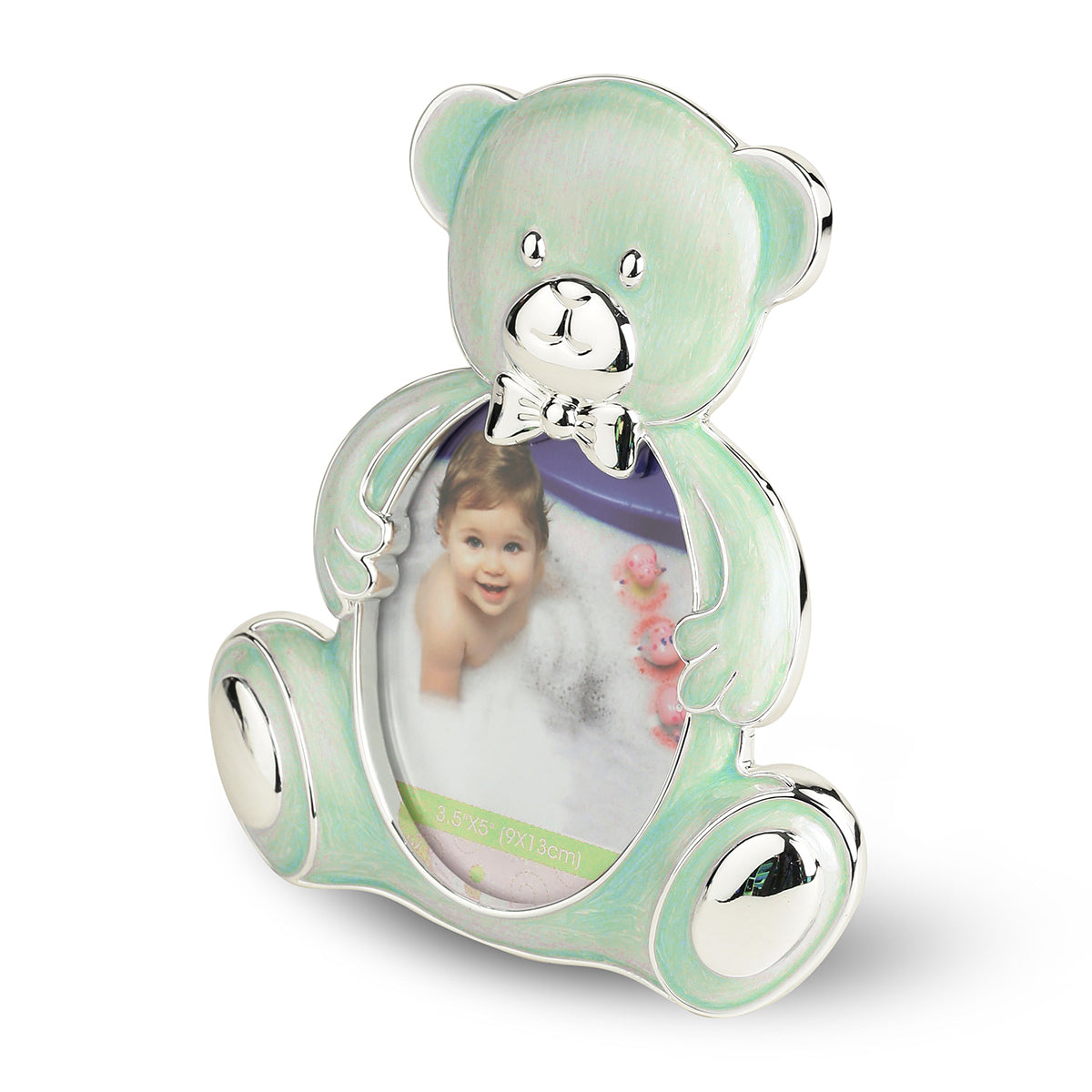Teddy Bear Photo Frame (Green)