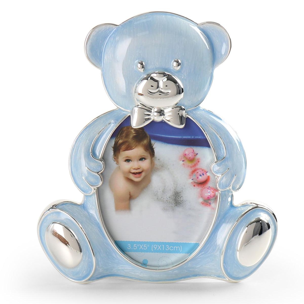 Teddy Bear Photo Frame Blue – Momentz