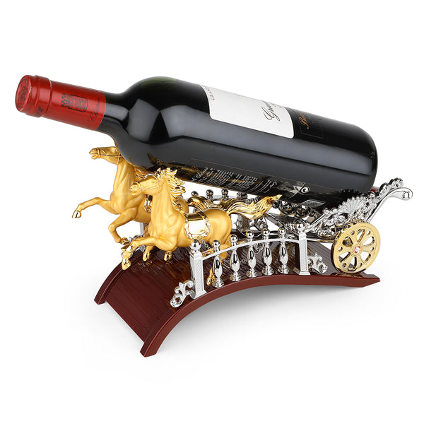 Carriage wine holder- Colored