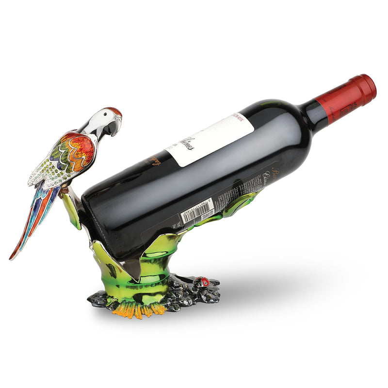Parrot wine holder- Colored