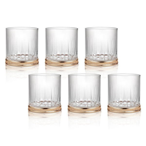 6Pc Whisky Glass G/p