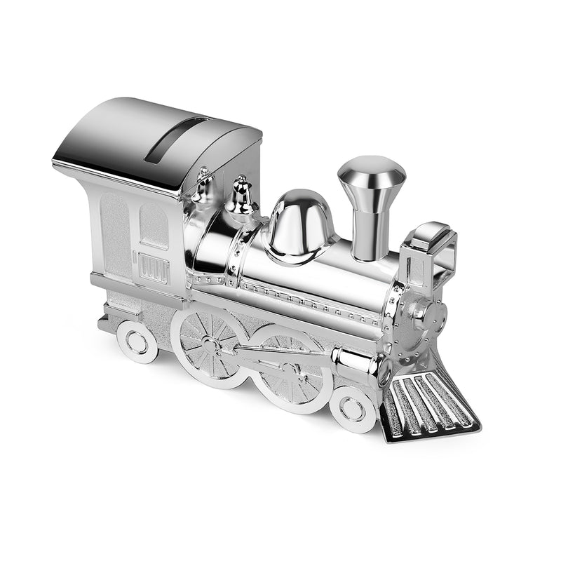 Train money bank (1193) medium- Silver