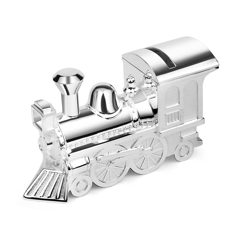 Train money bank (1193) medium- Silver