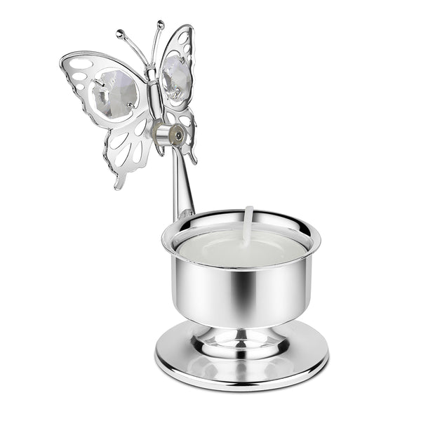 Butterfly Tea Light- Silver