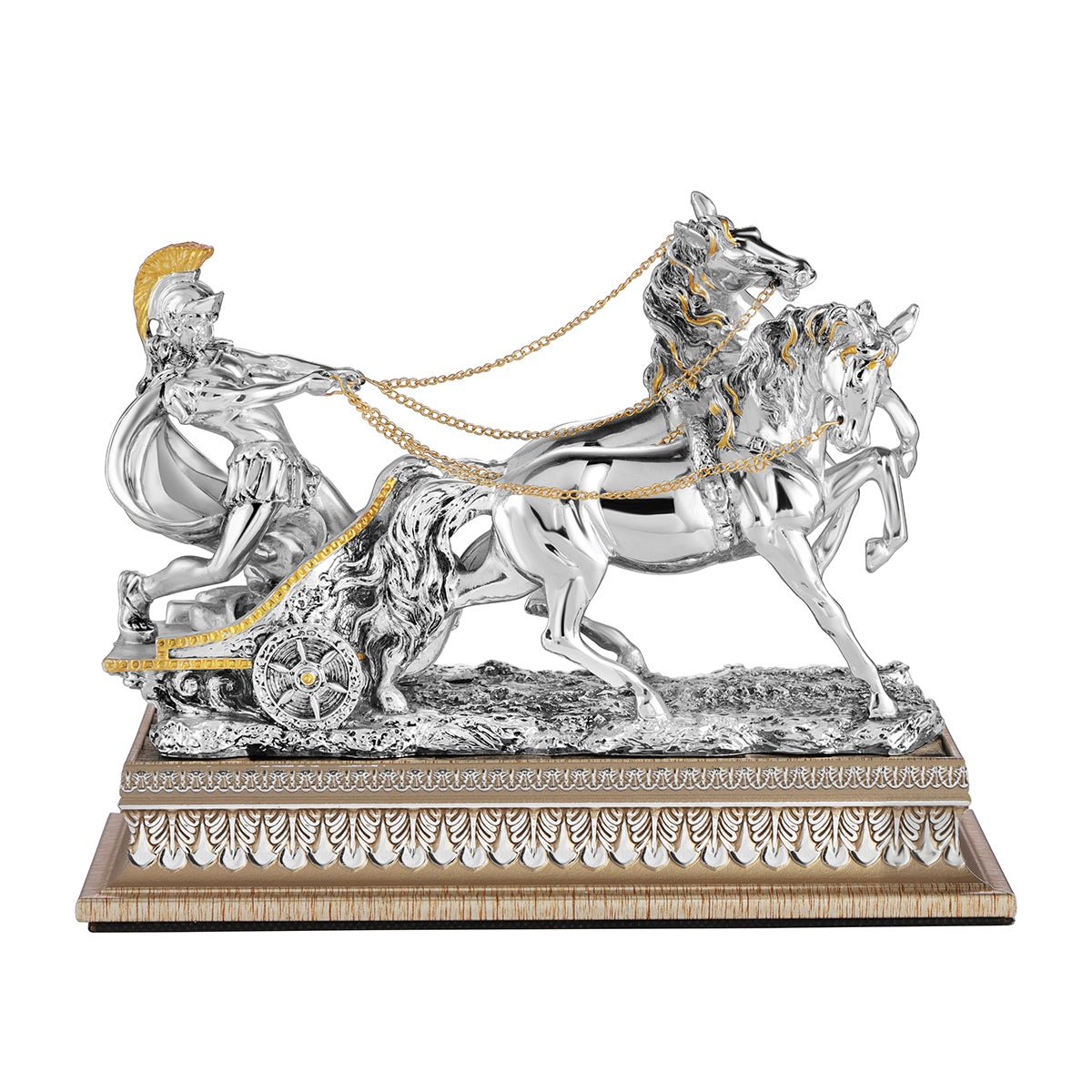 Horse Chariot- Silver