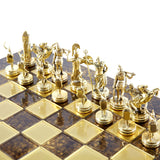 GREEK Chess Brown
