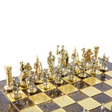 GREEK ROMAN Chess Brown