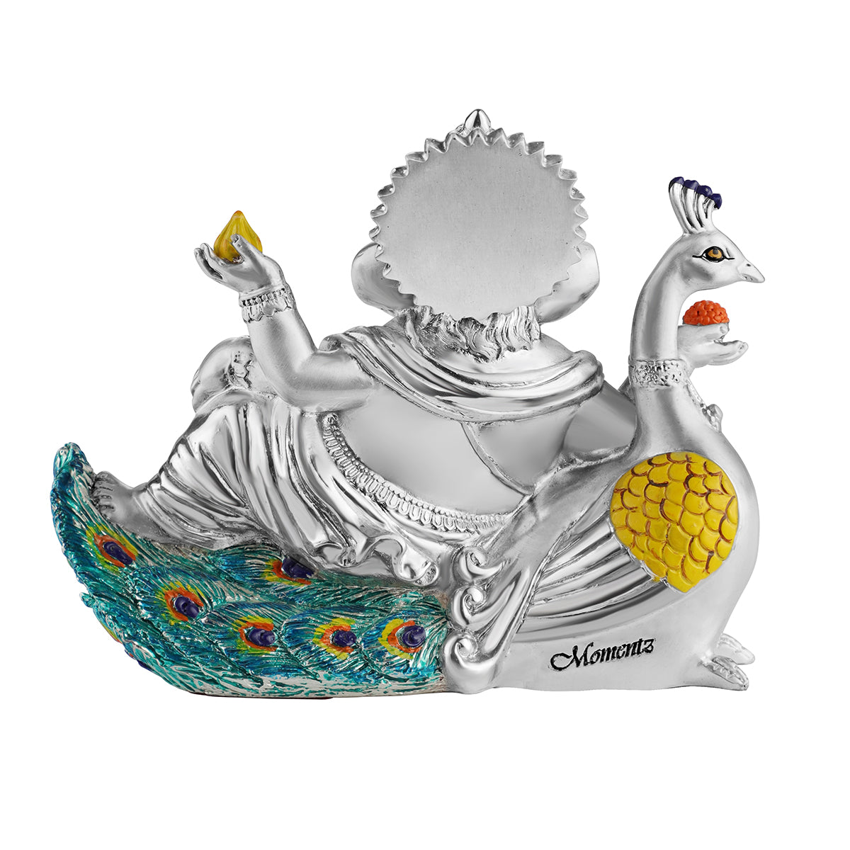 Lying Ganesh on Peacock