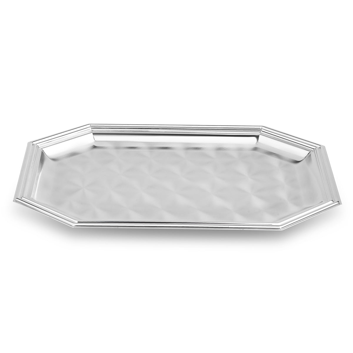 Small Octagon Tray Silver