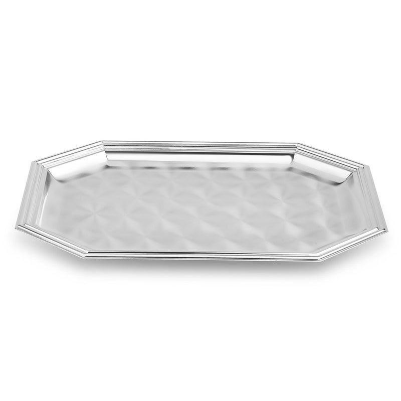 Small Octagon Tray Silver