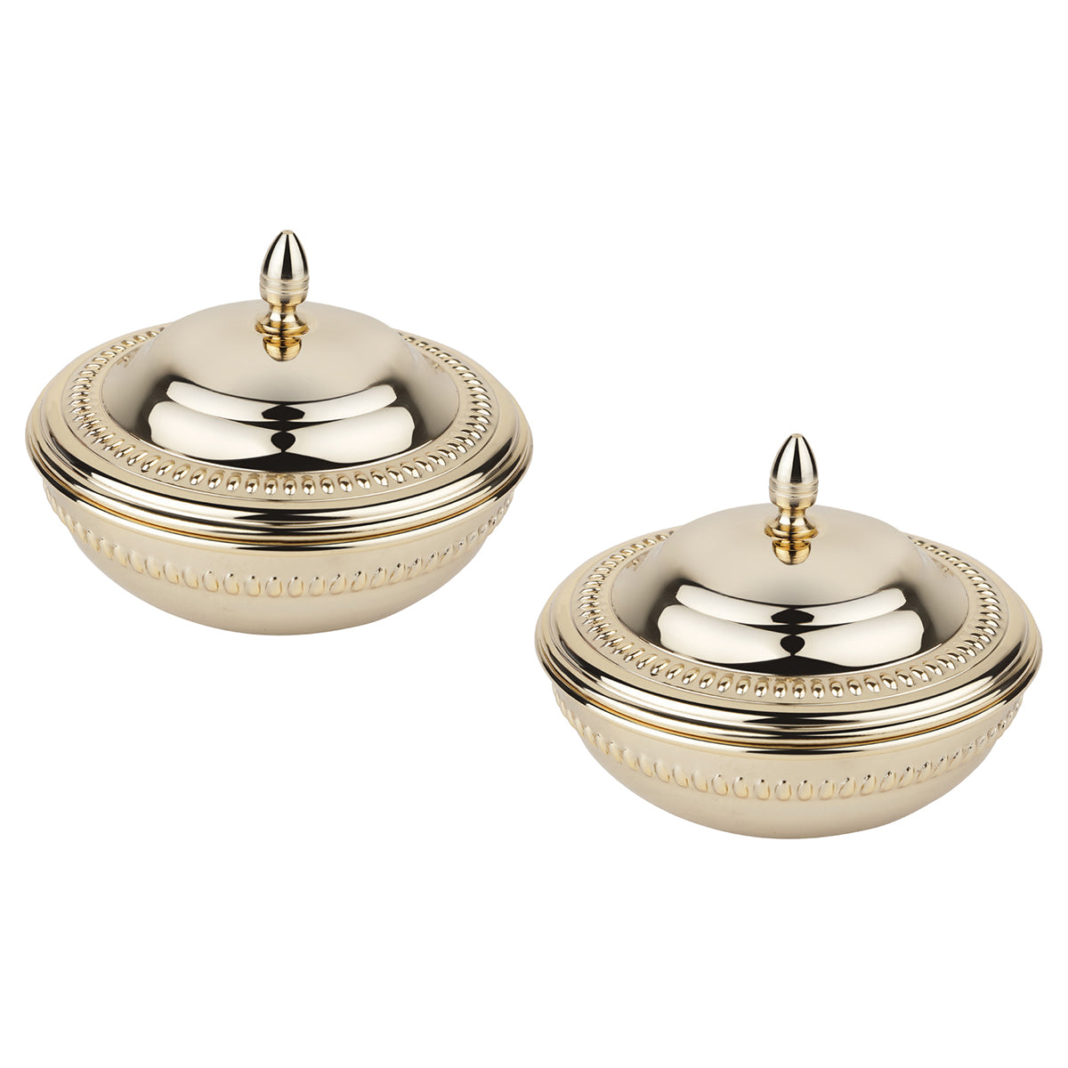 Set of 2 Sugar Bowl Golden