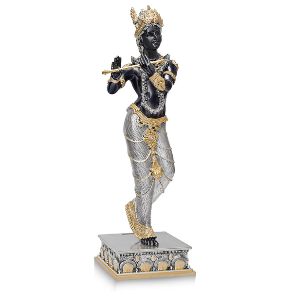 Standing Krishna (h-48.5 cm) Black